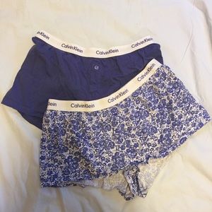 calvin klein boxer set